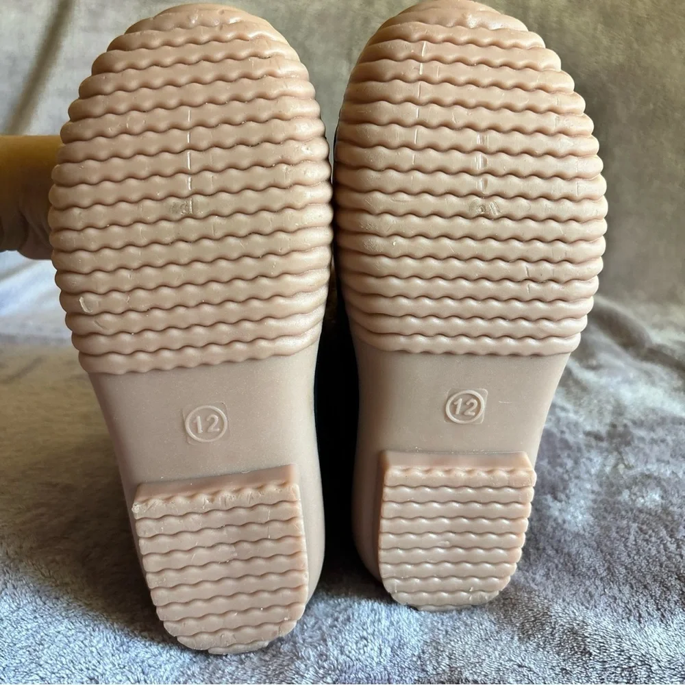 Marley Lilly Kids Leopard Print Duck Boots Monogram Size 12